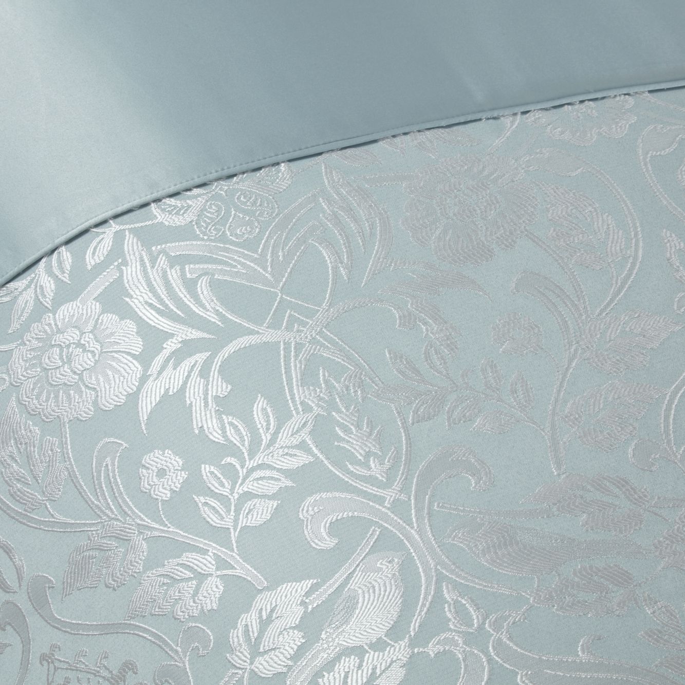 Eden Duckegg Embellished Jacquard Duvet Set