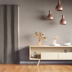 Silver Extendable Door Curtain Pole