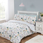 Ella Duck Egg Botanical Supersoft Duvet Set