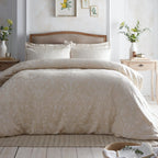 Elysia Champagne Jacquard Duvet Set