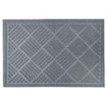 Cross Hatch Easy Care Absorbent Doormat in Grey