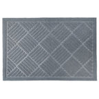 Cross Hatch Easy Care Absorbent Doormat in Grey
