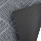 Cross Hatch Easy Care Absorbent Doormat in Grey
