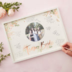Floral Team Bride Hen Party Guest Book Frame- 5 Inner Pack