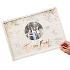 Floral Team Bride Hen Party Guest Book Frame- 5 Inner Pack