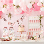 Floral Team Bride Hen Party Guest Book Frame