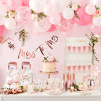 Floral Team Bride Hen Party Guest Book Frame- 5 Inner Pack