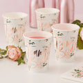 Floral Team Bride Cups- 5 Inner Pack