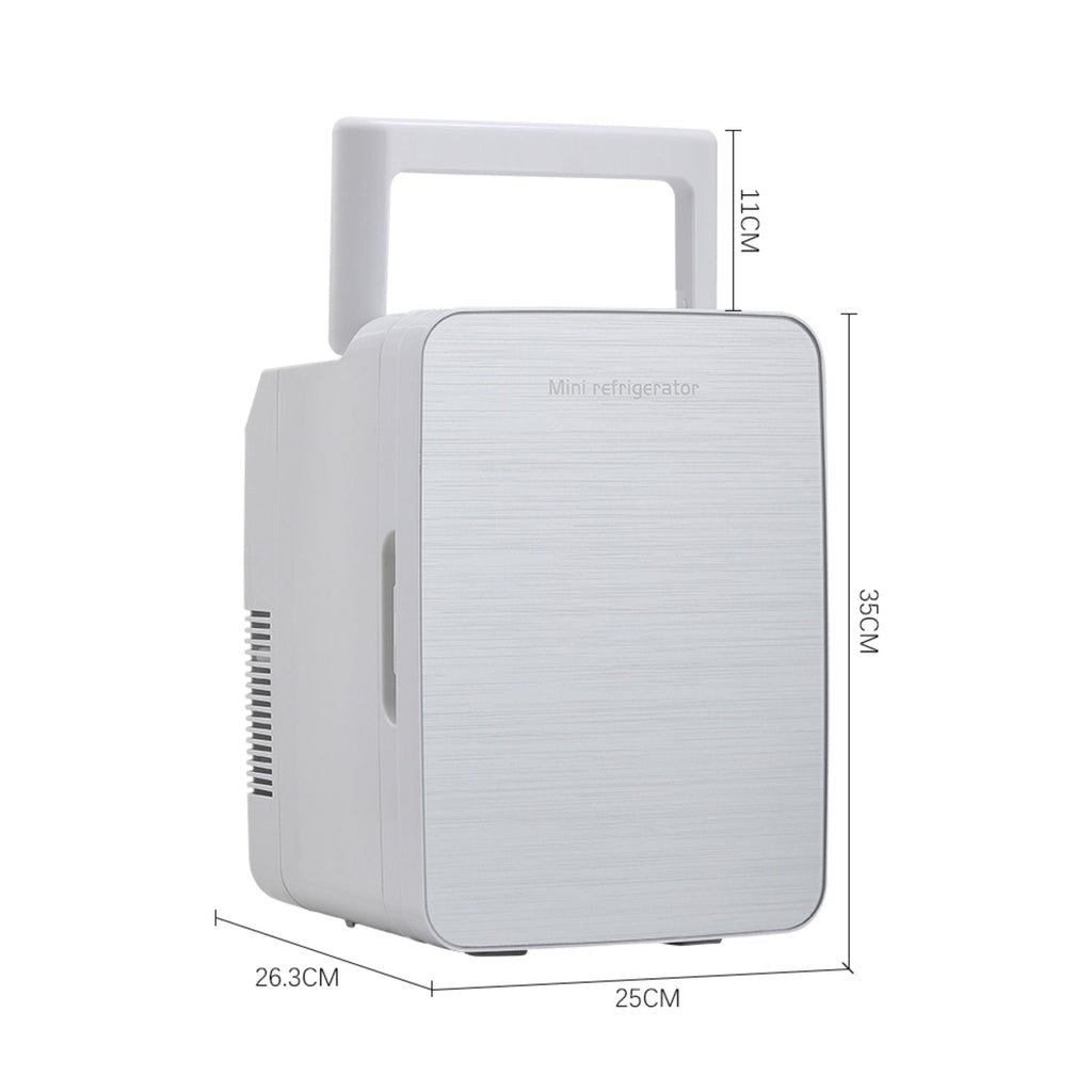 Mini Fridge With Cooling & Warming Function 10L White