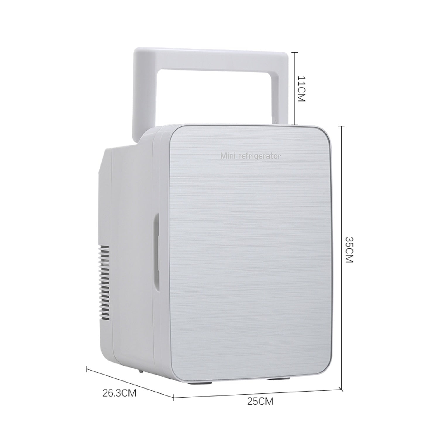 Mini Fridge With Cooling & Warming Function 10L White