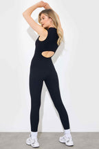 Built-In Bra Zip Front Sculpt and Control Unitard