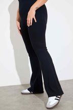 Built-In Bra Flare Leg Sculpt and Control Unitard