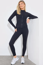 Soft Touch Zip Through Jacket