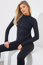 Soft Touch Zip Through Jacket