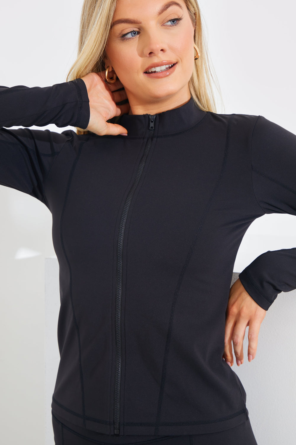 Soft Touch Zip Through Jacket