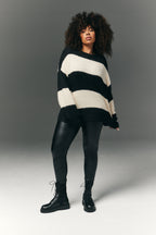 Perfect Sculpting High Waisted Leather Look Leggings With Back Pocket