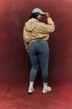 Charcoal Grey Seamless High Waist Bum Boosting Leggings