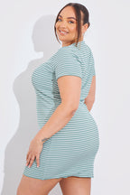 Cap Sleeve Reversible Mini Dress