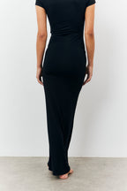 Sculpting Cap Sleeve Maxi Dress