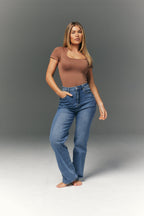 Seamless Scoop Neck Snatched Shapewear Top