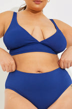 Contour Rib High Waisted High Leg Bikini Bottom
