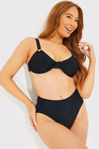 Sculpt Ring Detail Underwire Bikini Top