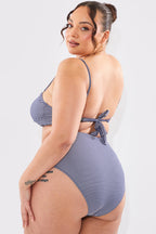 Sculpt And Control Stripe Balconette Bikini Top