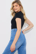 Seamless Crew Neck Snatched Shapewear Bodysuit