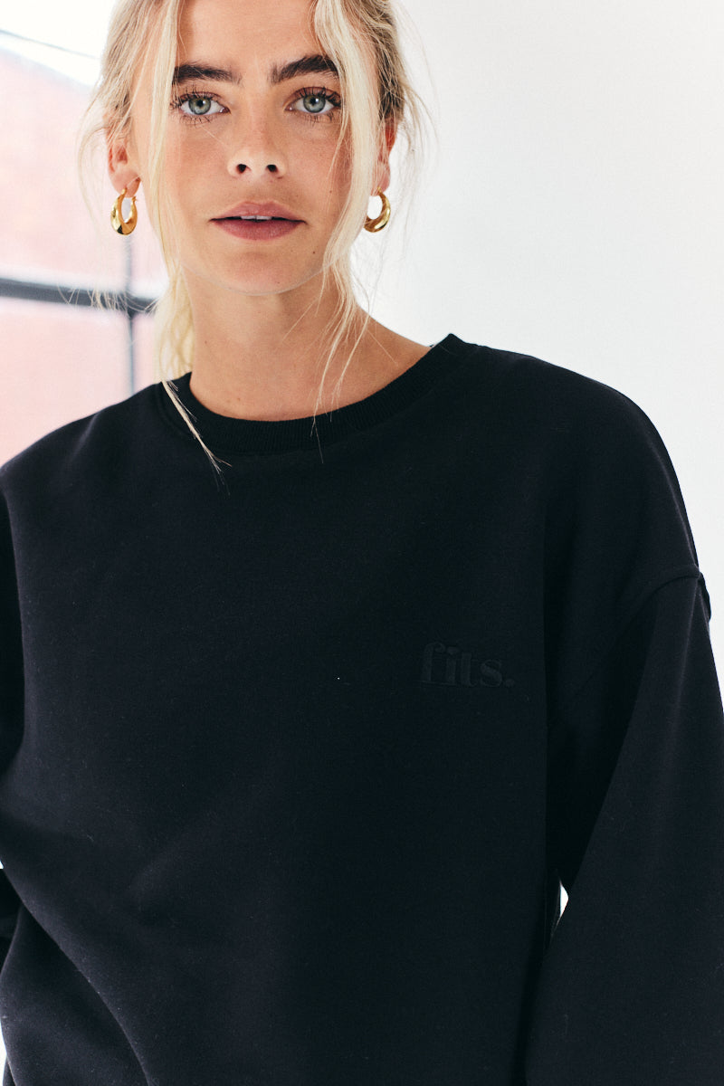 Fits Tonal Embroidered Sweatshirt