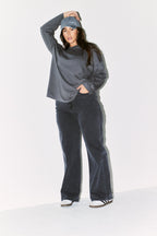 Fits Embroidered Crew Neck Long Sleeve T-Shirt