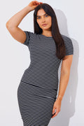 Short Sleeve Stripe Reversible Co-Ord Top