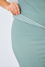 Short Sleeve Stripe Reversible Co-Ord Top
