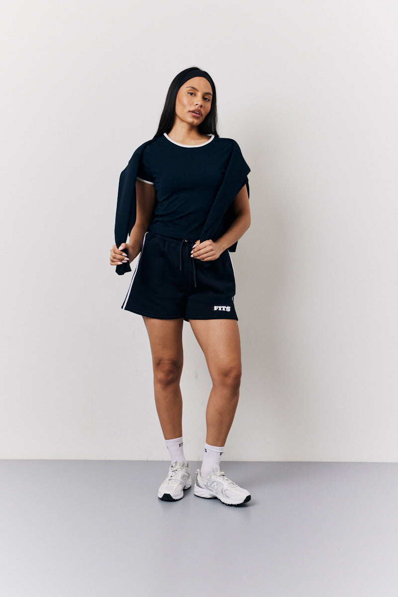 Navy Fits 90's Crew Neck T-Shirt