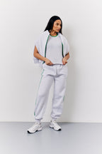 Grey Marl Fits 90's Crew Neck T Shirt