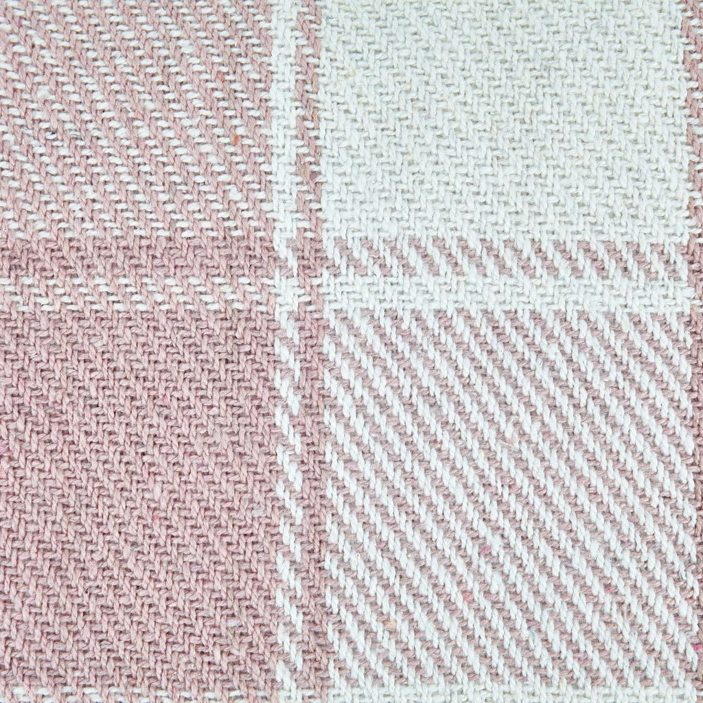 Blush Pink Frisco Recycled Cotton Throw
