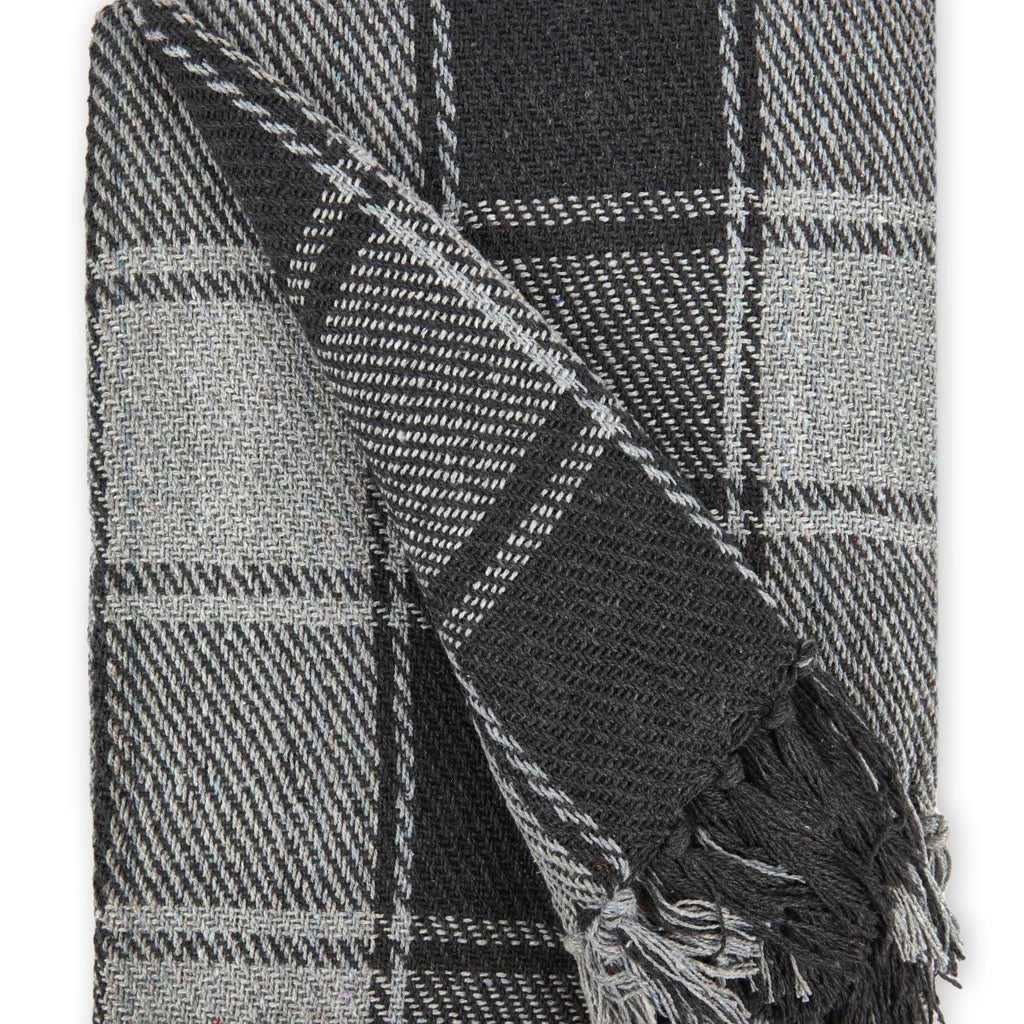 Charcoal Frisco Recycled Cotton Throw