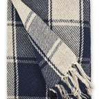 Navy Blue Frisco Recycled Cotton Throw