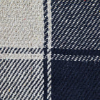 Navy Blue Frisco Recycled Cotton Throw