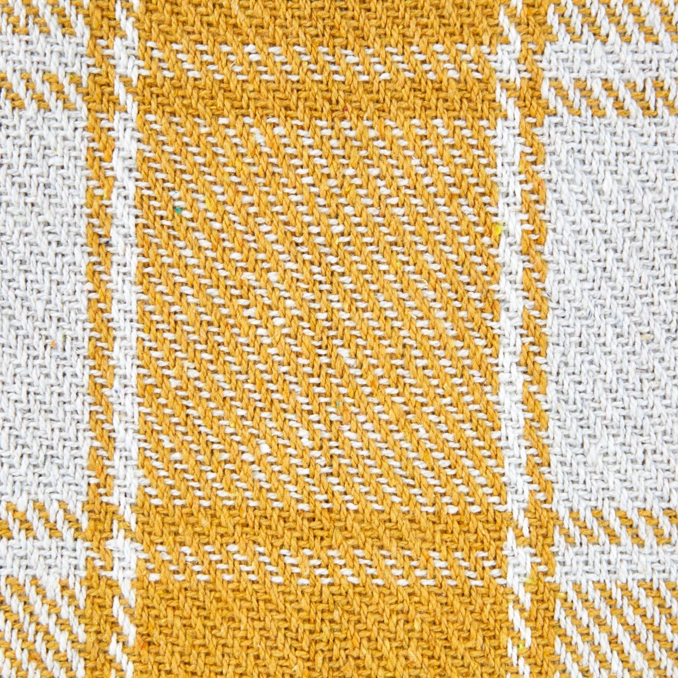 Ochre Frisco Recycled Cotton Throw