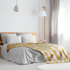 Ochre Frisco Recycled Cotton Throw