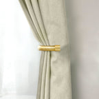 Full Stop Matt Gold Curtain Holdbacks (Pair)