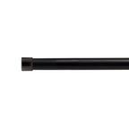 Matt Black Full Stop Extendable Curtain Pole