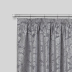 Chrome Full Stop Extendable Curtain Pole with Rings