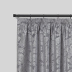 Matt Black Full Stop Extendable Curtain Pole with Rings