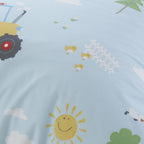 Farmyard Friends Blue Reversible Kids Duvet Set
