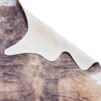 Faux Cow Print Brown Rug
