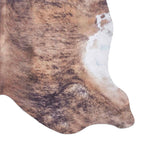 Faux Cow Print Brown Rug