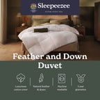 Sleepeezee Natural Comfort Cotton Feather and Down Duvet 10.5 Tog