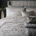 Laurence Llewelyn-Bowen Firenza Silver Velvet Duvet Set
