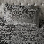 Laurence Llewelyn-Bowen Firenza Slate Velvet Duvet Set